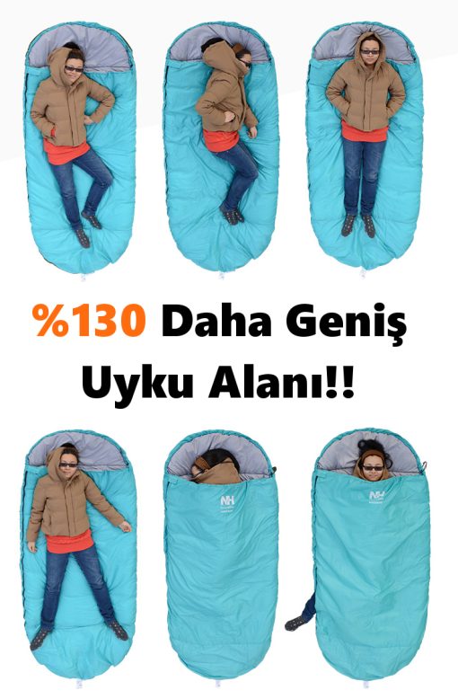 Naturehike Geniş Uyku Tulumu - 3 Mevsim - Görsel 5