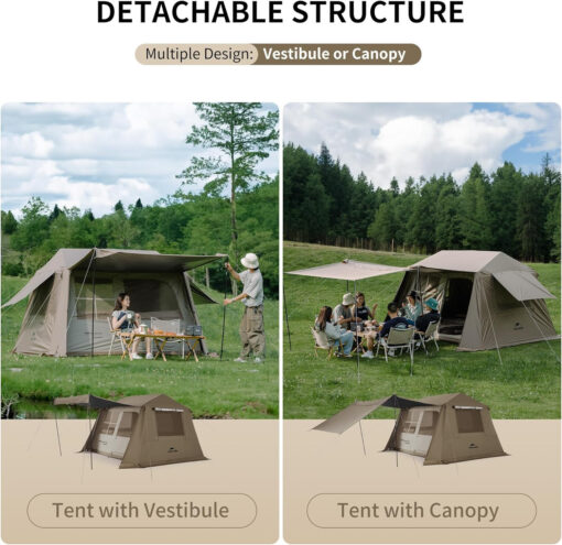 Naturehike Village 6 Çadır Otomatik Lüks Aile Çadırı - Görsel 6