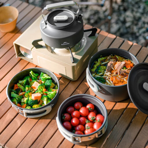 Naturehike Alüminyum Yemek Seti - Görsel 2
