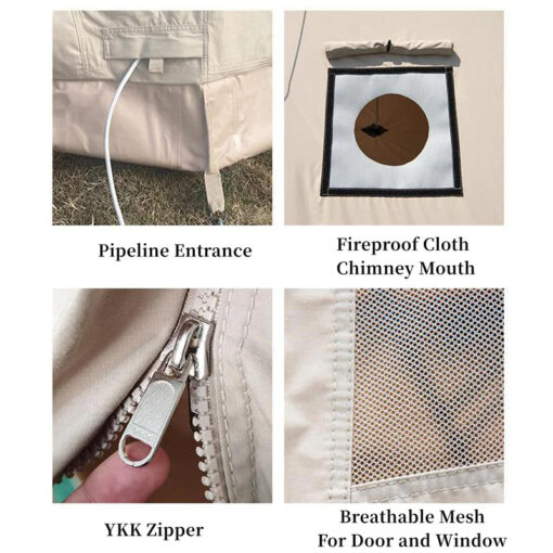 Naturehike Brighten 6.4 Lüks Piramit Glamping Çadır - Görsel 10