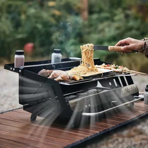 Naturehike Çok Amaçlı Katlanır Mangal Glamping BBQ - Görsel 3