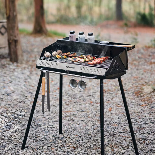 Naturehike Çok Amaçlı Katlanır Mangal Glamping BBQ - Görsel 2