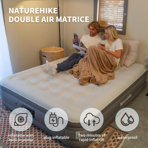 Naturehike Glamping Çift Kişilik Lüks Yatak Otomatik Şişme - Görsel 7