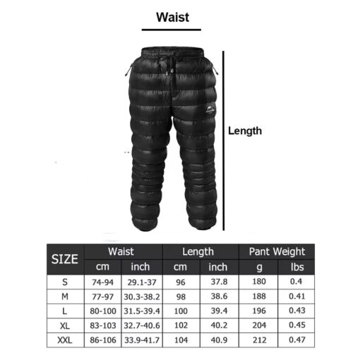 Naturehike Kaz Tüyü Pantolon – Ultra Comfort - Görsel 10