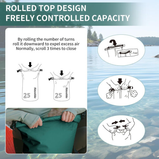 Naturehike Su Geçirmez Outdoor Çanta 25L - Görsel 5