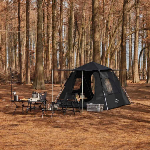 Naturehike Ango 3 Otomatik Çadır - Black Edition - Görsel 2