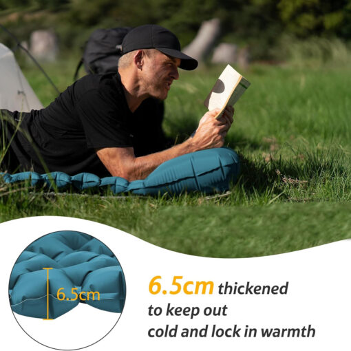 Naturehike Çift Kişilik Şişme Mat - M Shaped Comfort - Görsel 5