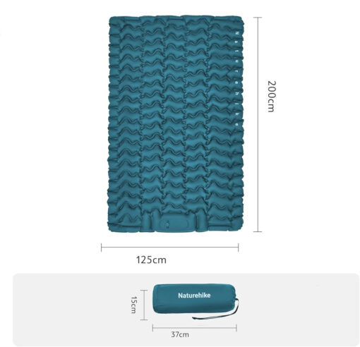 Naturehike Çift Kişilik Şişme Mat - M Shaped Comfort - Görsel 7