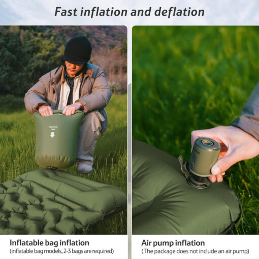 Naturehike Çift Kişilik Şişme Mat - M Shaped Comfort - Görsel 4
