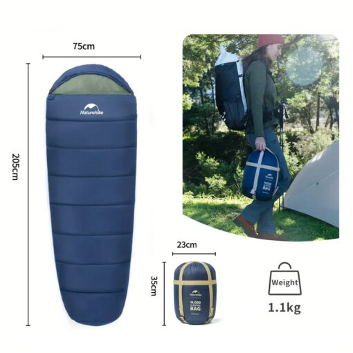 Naturehike Comfort 4 Mevsim Uyku Tulumu -17c - Görsel 6
