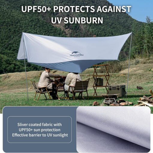 Naturehike Hexagonal Gölgelik Tarp Büyük Boy - Görsel 4