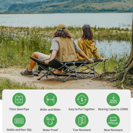 Naturehike Kampet Şezlong - Sünger Destekli Comfort - Görsel 7