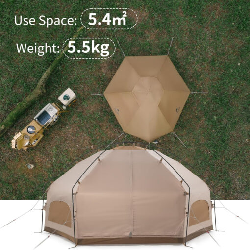 Naturehike MG Glamping Lüks Çadır - Moğol Çadır - Görsel 6