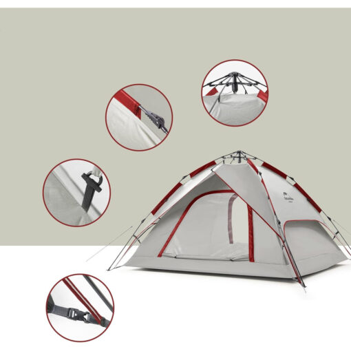 Naturehike Otomatik Çadır - Dual Purpose 4 Kişilik - Görsel 6