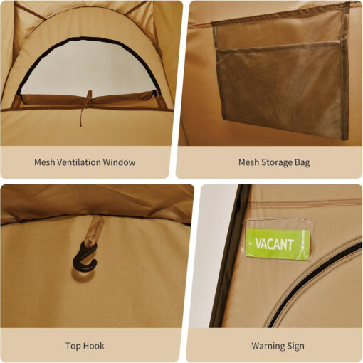 Naturehike Otomatik Duş Çadırı Tuvalet Çadırı - Görsel 6