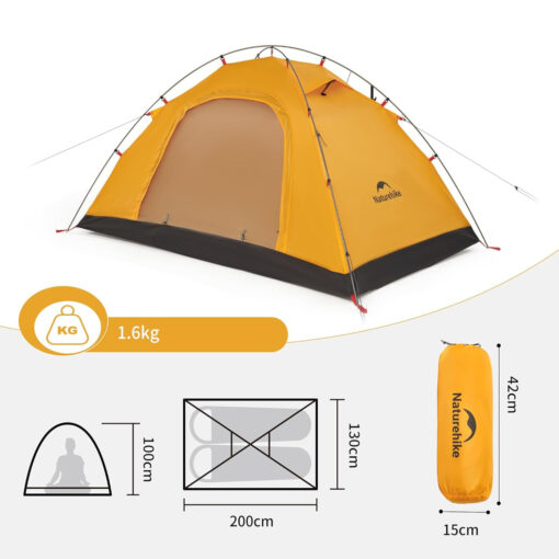 Naturehike P Serisi Ultralight Çadır - Çift Kişilik - Görsel 11