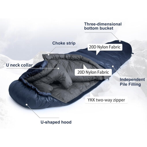 Naturehike Snowbird Uyku Tulumu -9c - Görsel 4