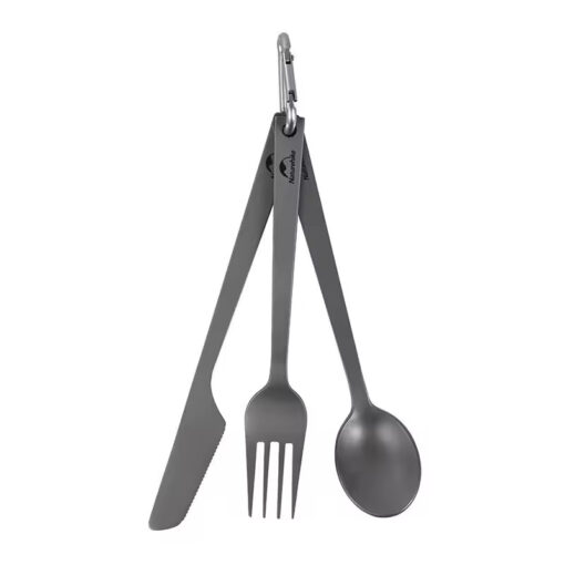 Naturehike Titanyum Çatal Bıçak Kaşık Yemek Seti