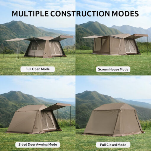 Naturehike Village 6 Çadır - Kış Bahçeli Glamping Çadır - Görsel 7