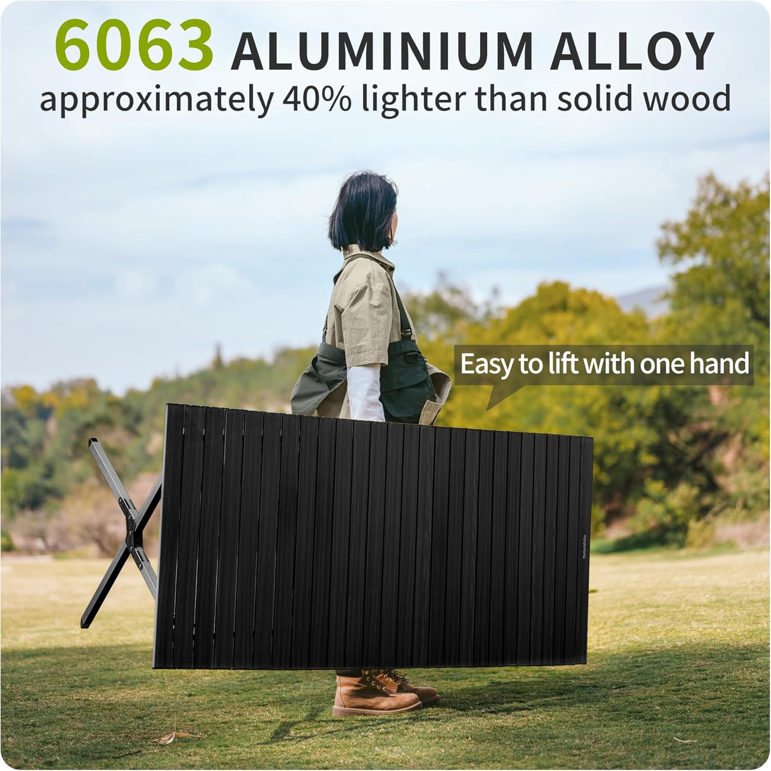 Naturehike Egg Roll Katlanır Kamp Masası Büyük Boy - Görsel 5