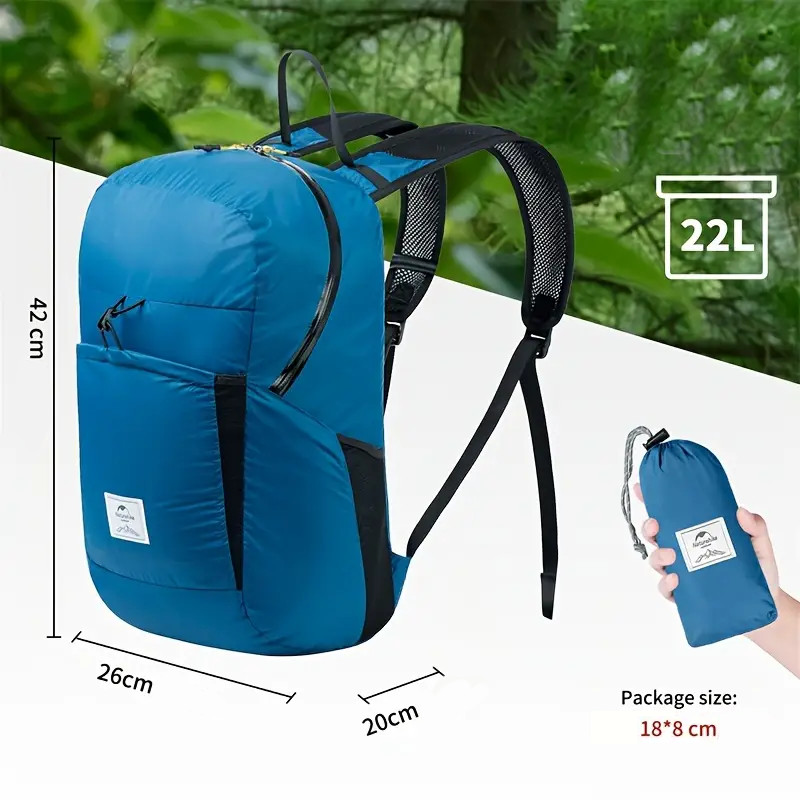 Naturehike Katlanır Sırt Çantası - Ultra Hafif 22 L - Görsel 8