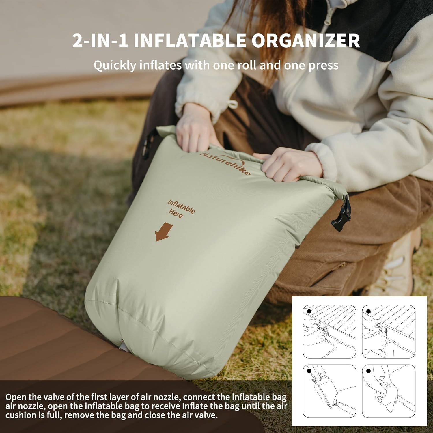 Naturehike Libamboo Tek Kişilik Mat - Super Comfort - Görsel 7