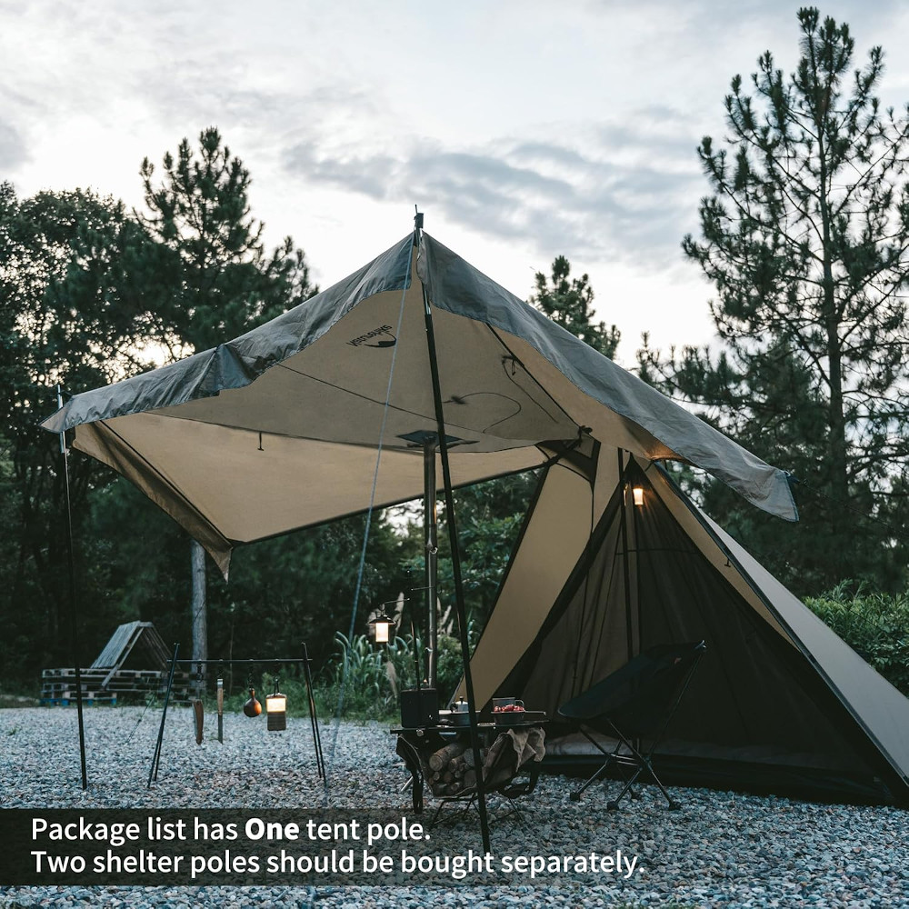 Naturehike Ranch Fire 2 Piramid Termal Çadır - Görsel 5