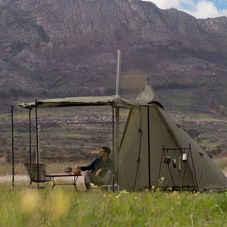 Naturehike Ranch Fire 2 Piramid Termal Çadır - Görsel 3